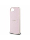 Guess Guess PU Grained Classic Logo MagSafe Zadní Kryt pro iPhone 16e Pink
