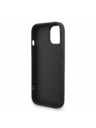 Guess Guess PU 4G Metal Logo Strap Zadní Kryt pro iPhone 15 Black
