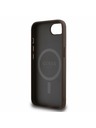 Guess Guess PU 4G Peony MagSafe Zadní Kryt pro iPhone 16e Brown