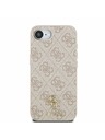 Guess Guess PU 4G Small Metal Logo MagSafe Zadní Kryt pro iPhone 16e Pink