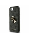 Guess Guess PU 4G Metal Logo Zadní Kryt pro iPhone 16e Grey