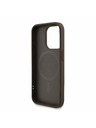 Guess Guess PU Leather 4G Colored Ring Strap MagSafe Zadní Kryt pro iPhone 15 Pro Max Brown