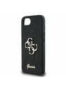 Guess Guess PU Fixed Glitter 4G Metal Logo Zadní Kryt pro iPhone 16e Black