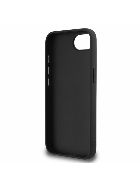 Guess Guess PU Fixed Glitter 4G Metal Logo Zadní Kryt pro iPhone 16e Black