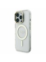 Guess Guess PC/TPU Electroplated Stand Camera Frame MagSafe Zadní Kryt s Vyměnitelným Pozadím pro iPhone 16 Pro