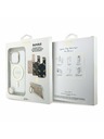 Guess Guess PC/TPU Electroplated Stand Camera Frame MagSafe Zadní Kryt s Vyměnitelným Pozadím pro iPhone 16 Pro