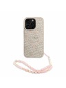 Guess Guess PU Leather 4G Colored Ring Strap MagSafe Zadní Kryt pro iPhone 16 Pro Max Pink