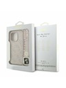 Guess Guess PU Leather 4G Colored Ring Strap MagSafe Zadní Kryt pro iPhone 16 Pro Max Pink