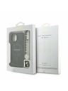 Guess Guess PU Leather 4G Colored Ring Strap MagSafe Zadní Kryt pro iPhone 13 Black