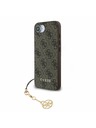 Guess Guess 4G Charm Zadní Kryt pro iPhone 16e Tone on Tone Brown