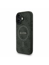 Guess Guess PU Leather 4G Colored Ring Strap MagSafe Zadní Kryt pro iPhone 16 Black