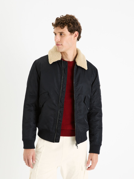 Celio Černá pánská zimní bunda Celio Fujamescol