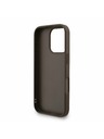Guess Guess PU 4G Metal Logo Strap Zadní Kryt pro iPhone 16 Pro Brown