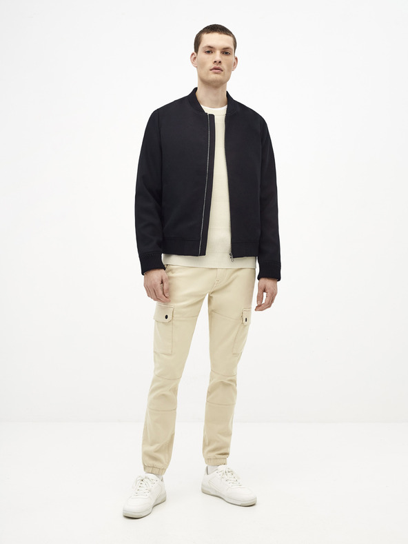 Celio Krémové pánské kalhoty Celio Solyte