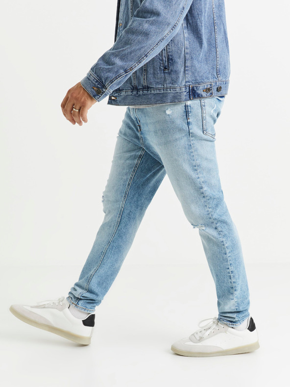 Celio Světle modré pánské džíny Celio Vocarrot1
