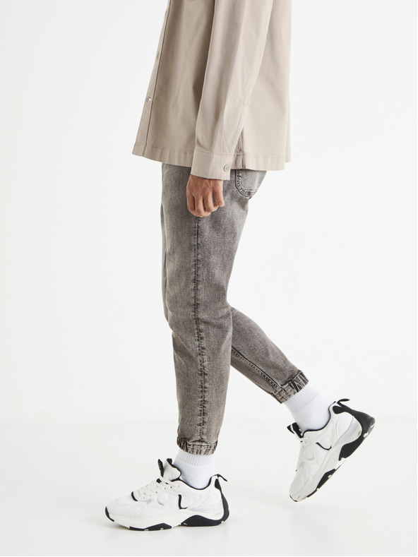 Celio Šedé pánské jogger džíny Celio Bojog3