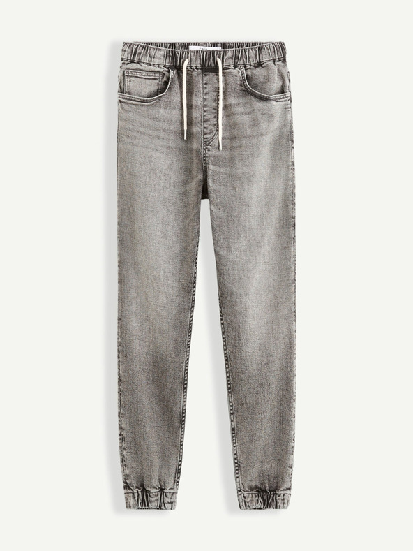 Celio Šedé pánské jogger džíny Celio Bojog3