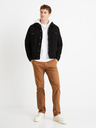 Celio Bílá mikina na zip Celio Vethree