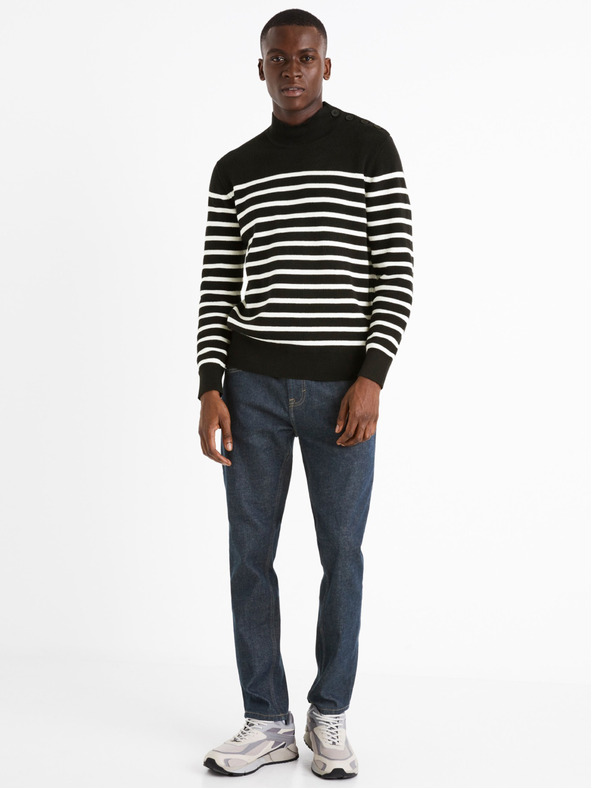 Celio Tmavě modré pánské slim fit džíny Celio C25 Donew