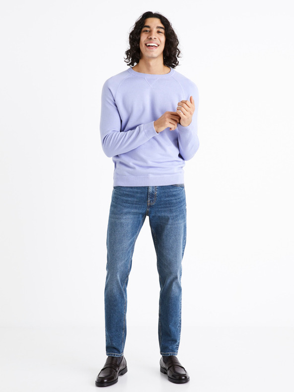 Celio Modré pánské slim fit džíny Celio C25 Doslue25