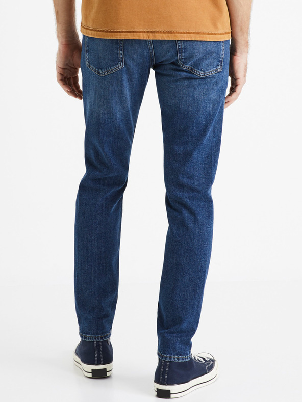 Celio Modré pánské slim fit džíny Celio Dostroy2