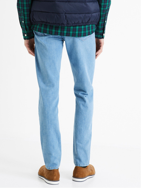 Celio Světle modré pánské slim fit džíny Celio C25 Dosoft25