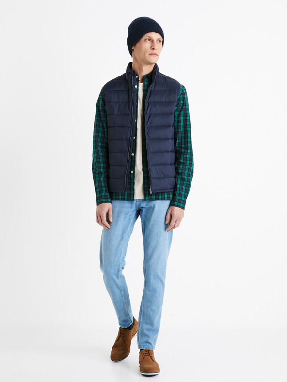 Celio Světle modré pánské slim fit džíny Celio C25 Dosoft25