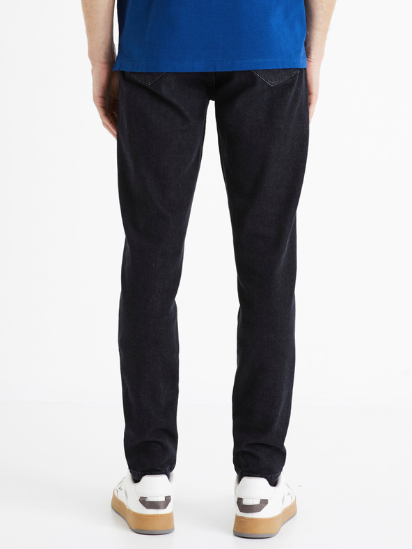 Celio Černé pánské slim fit džíny Celio C25 Dosoft25