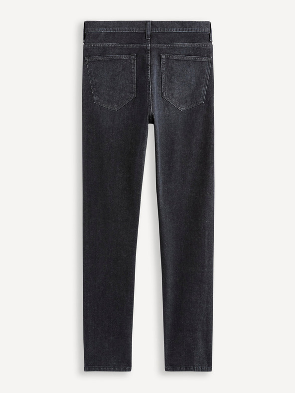 Celio Černé pánské slim fit džíny Celio C25 Dosoft25