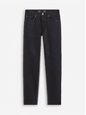 Celio Černé pánské straight fit džíny Celio Fobody15