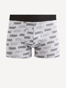 Celio Světle šedé pánské vzorované boxerky Celio Fichill
