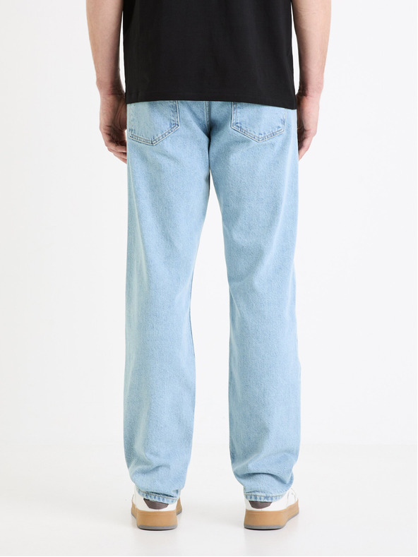 Celio Světle modré pánské džíny Celio C15 straight Fodroit 30