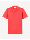 Celio Červené pánské polo tričko Celio Teone