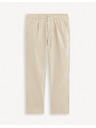 Celio Béžové pánské chino kalhoty Celio Jopaper