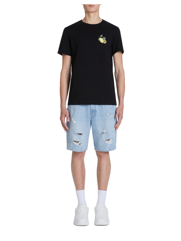 Celio Černé pánské tričko Celio Jelime