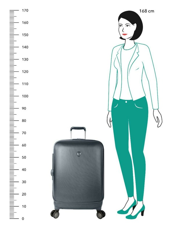 Heys Cestovní kufr Heys Portal Smart M Slate Blue