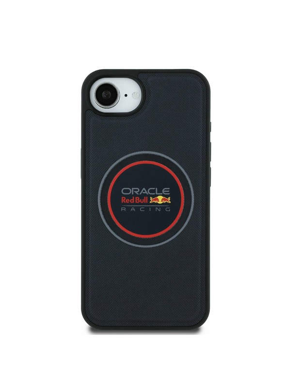 Oracle Red Bull Racing Red Bull PU Leather Red Ring MagSafe Zadní Kryt pro iPhone 16e Navy