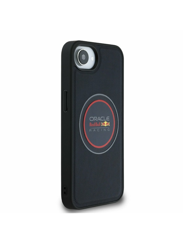 Oracle Red Bull Racing Red Bull PU Leather Red Ring MagSafe Zadní Kryt pro iPhone 16e Navy
