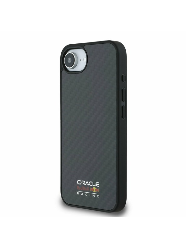 Oracle Red Bull Racing Red Bull Carbon Shiny Logo MagSafe Zadní Kryt pro iPhone 16e Black