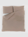 Kvalitex Francouzské mušelínové povlečení 240x220, 70x90cm béžové Kvalitex