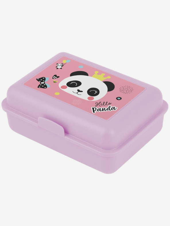 BAAGL  Fialový box na svačinu panda Baagl