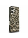 Karl Lagerfeld Karl Lagerfeld IML Leopard MagSafe Zadní Kryt pro iPhone 16 Brown