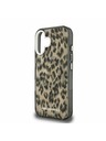 Karl Lagerfeld Karl Lagerfeld IML Leopard MagSafe Zadní Kryt pro iPhone 16 Brown