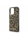 Karl Lagerfeld Karl Lagerfeld IML Leopard MagSafe Zadní Kryt pro iPhone 16 Pro Brown