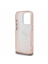 Karl Lagerfeld Karl Lagerfeld IML K&CH Heads Repeated Logo MagSafe Zadní Kryt pro iPhone 15 Pro Max Pink
