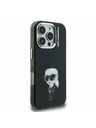 Karl Lagerfeld Karl Lagerfeld IML Aquarelle Karl Zadní Kryt pro iPhone 16 Pro Black
