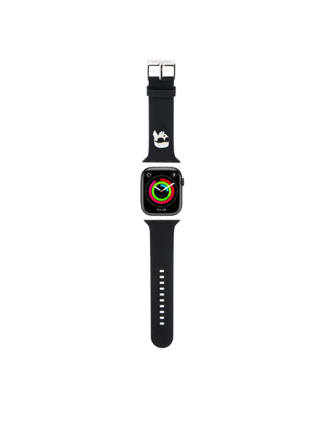 Karl Lagerfeld Karl Lagerfeld Karl Head NFT Řemínek pro Apple Watch 42/44/45/46/49 Black