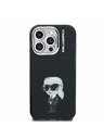 Karl Lagerfeld Karl Lagerfeld IML Aquarelle Karl Zadní Kryt pro iPhone 15 Pro Black