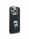 Karl Lagerfeld Karl Lagerfeld IML Aquarelle Karl Zadní Kryt pro iPhone 15 Pro Black