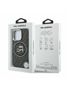 Karl Lagerfeld Karl Lagerfeld IML K&CH Heads Repeated Logo MagSafe Zadní Kryt pro iPhone 15 Pro Max Black